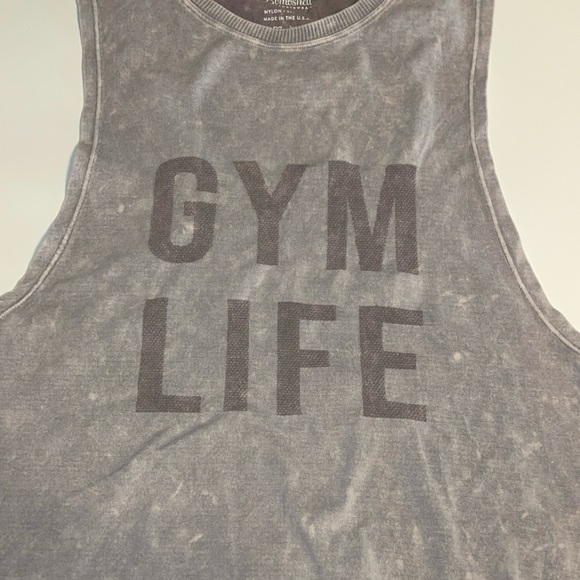Gray 'Gym Life' Tank Top - Picture 4 of 5